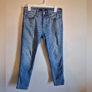 Hollister Athletic Skinny Blue Jeans